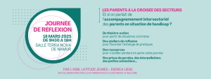 Photo de Journée de réflexion : les parents à la croisée des secteurs : et si on parlait de l'accompagnement intersectoriel des parents en situation de handicap ? 